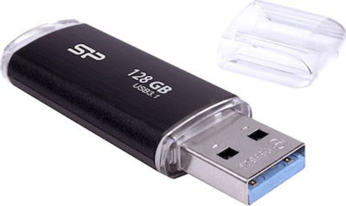 Silicon Power B02 USB 3.1 128GB Μαύρο