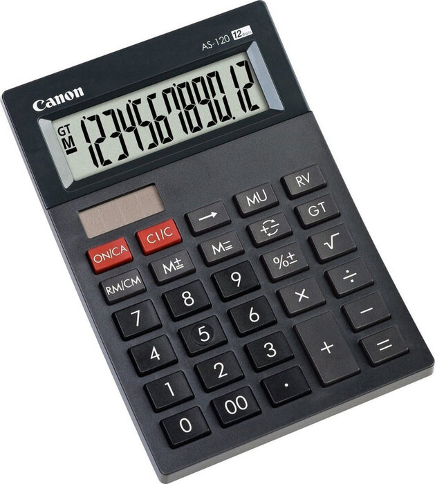 CANON CALCULATOR AS-120 12 DIGITS BLACK