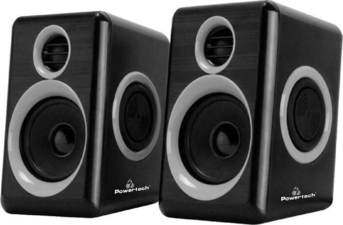 Powertech Ηχεία Premium Sounds 2.0 6W Μαύρα