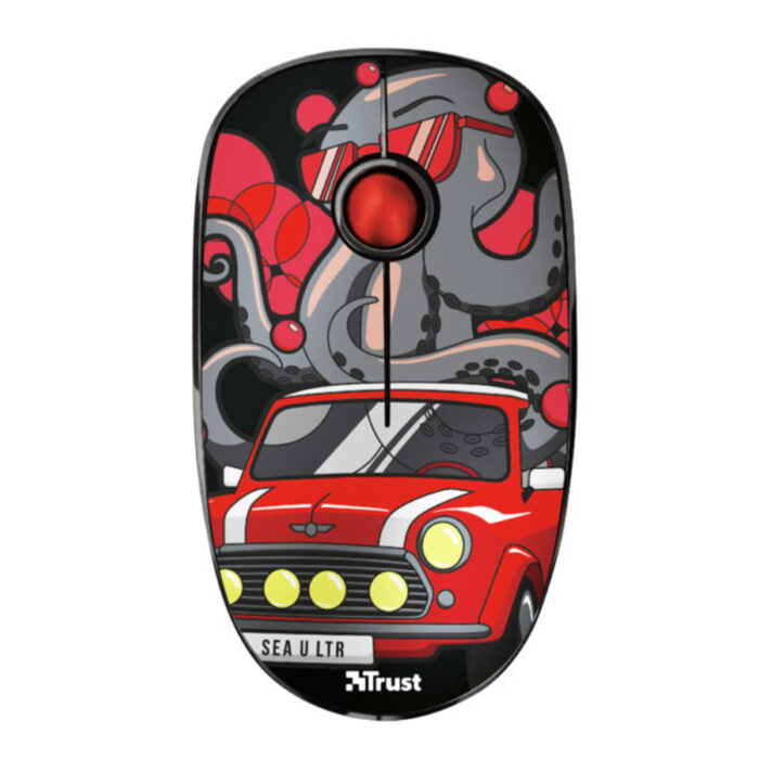  TRUST SKETCH SILENT RED WIRELESS MOUSE