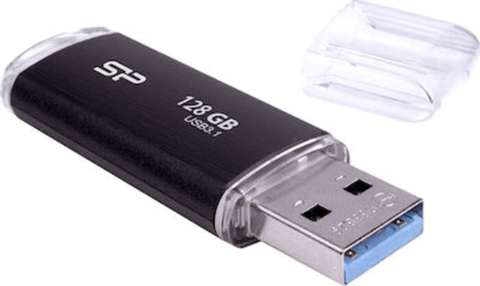 SP B02 USB 3.1 128GB ΜΑΥΡΟ