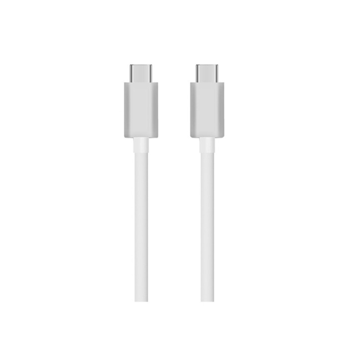 POWERTECH CABLE TYPE C TO TYPE C, 5A, 1M WHITE