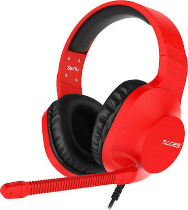 SADES GAMING HEADSET SPIRITS RED