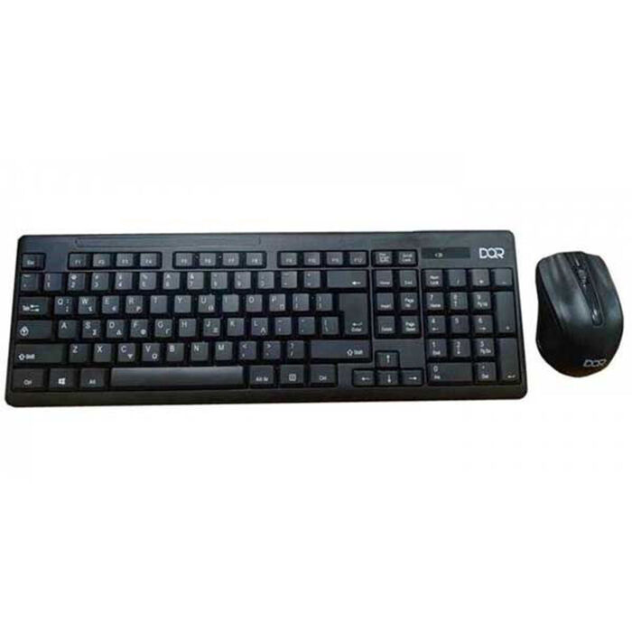 KEYBOARD MOUSE DQR WIRELESS BLACK EN-GR  NEW