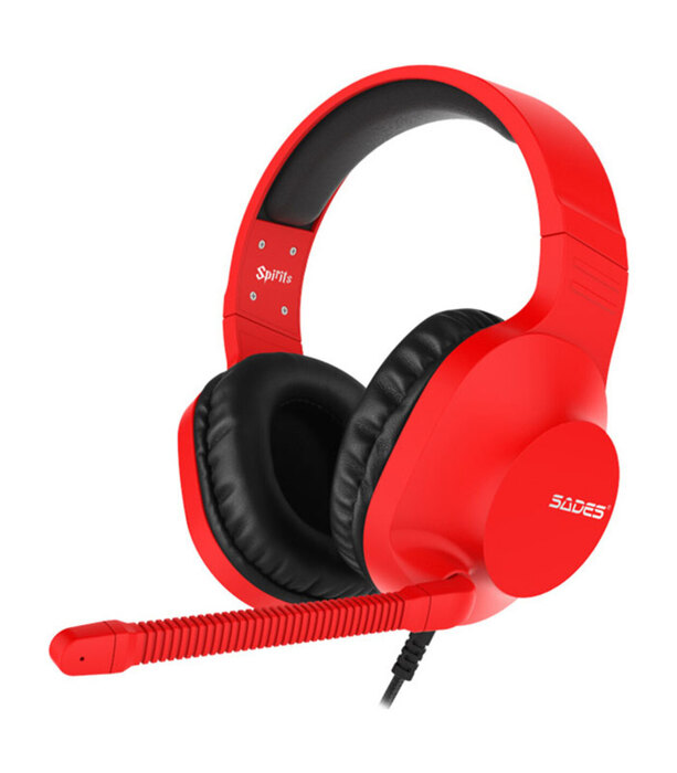 Sades Gaming Headset Spirits Κόκκινο Sades Gaming Headset Spirits Κόκκινο