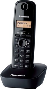  PANASONIC KX-TG1611GRC CORDLESS PHONE BLACK Photo 2