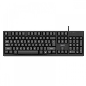  PHILIPS SPK6214 WIRED KEYBOARD BLACK