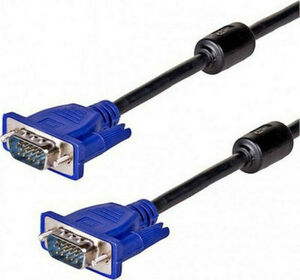 VGA CABLE M-M FULL HD 1.5M BLACK