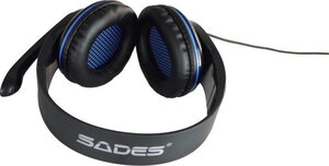 SADES GAMING HEADSET TPOWER ΜΠΛΕ Φωτογραφία 3