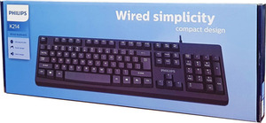  PHILIPS SPK6214 WIRED KEYBOARD BLACK Photo 3