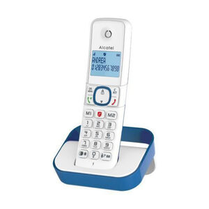 ALCATEL F860 WIRELESS PHONE WITH OPEN LISTENING BLUE GR