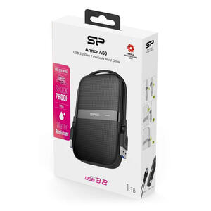 SILICON POWER PHD ARMOR A60 USB 1TB ALL BLACK HDD Photo 4