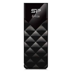 SP U03 USB 2.0 64GB ΜΑΥΡΟ Φωτογραφία 2