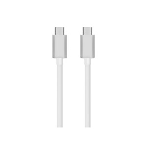 POWERTECH CABLE TYPE C TO TYPE C, 5A, 1M WHITE