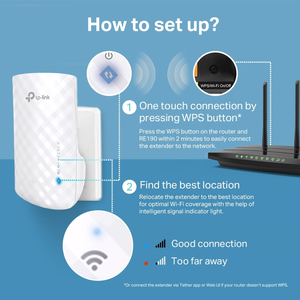 TP-LINK RE190 WIFI EXTENDER DUAL BAND 2.4 & 5GHz 750Mbps Φωτογραφία 2