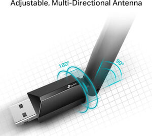 TP-LINK AC600 ARCHER-T2U V1 ΑΣΥΡΜΑΤΟΣ USB ΑΝΤΑΠΤΟΡΑΣ ΔΙΚΤΥΟΥ 200Mbps Φωτογραφία 2