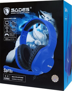 SADES GAMING HEADSET BLUE Photo 4