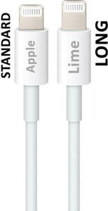 LIME TYPE-C TO LIGHTNING CABLE 1m WHITE Photo 2