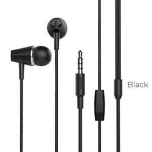 HOCO M34 HONOR MUSIC UNIVERSAL HEADPHONES WITH MICROPHONE BLACK